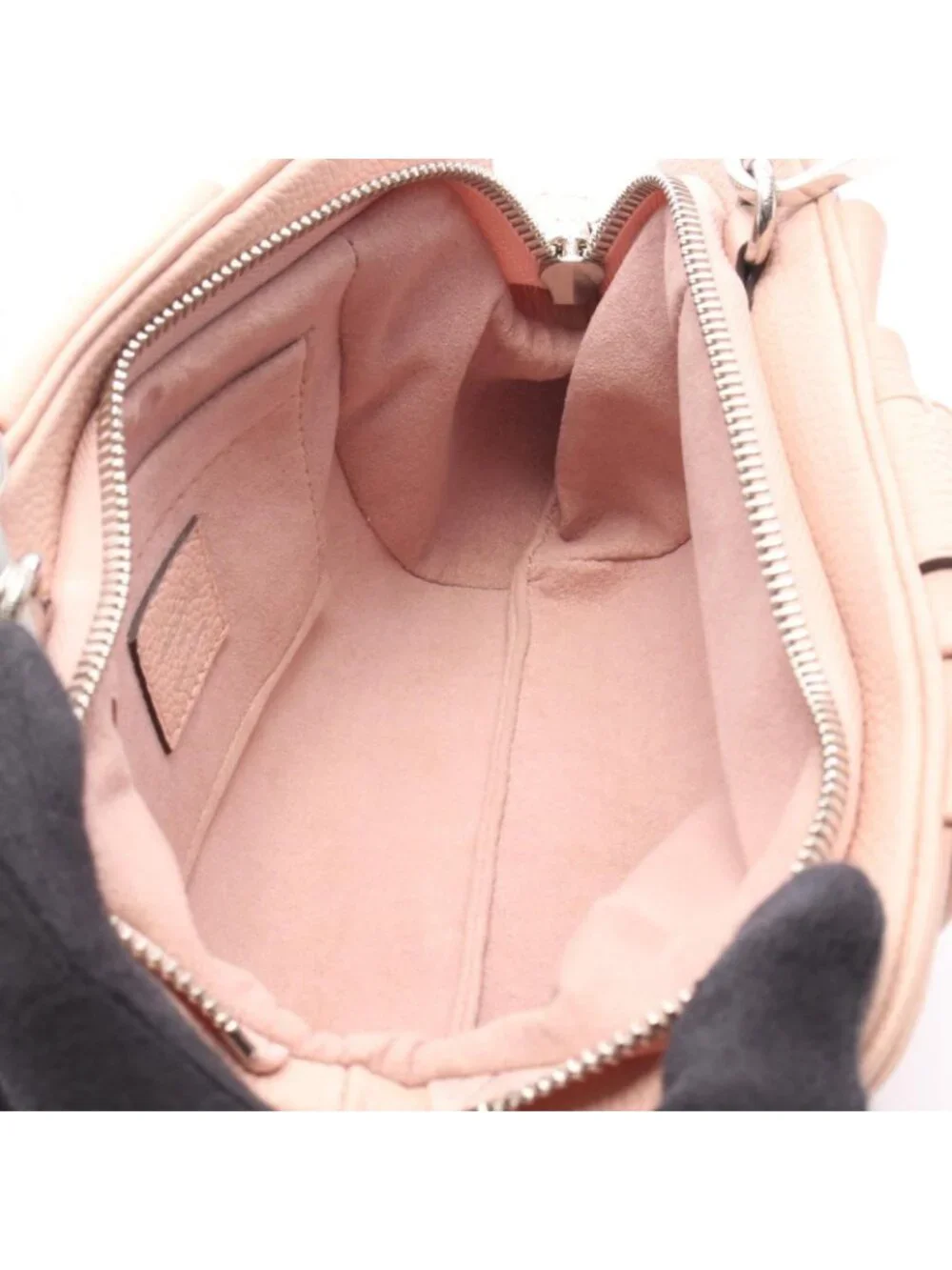 Louis Vuitton Shoulder Bag Mahina Scala Mini Magnolia Leather